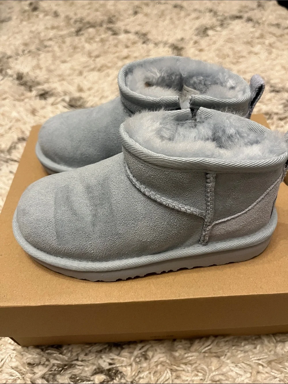 UGG toddler classic ultra mini boot. Size 11. Sea foam. Green. Blue. New in box.